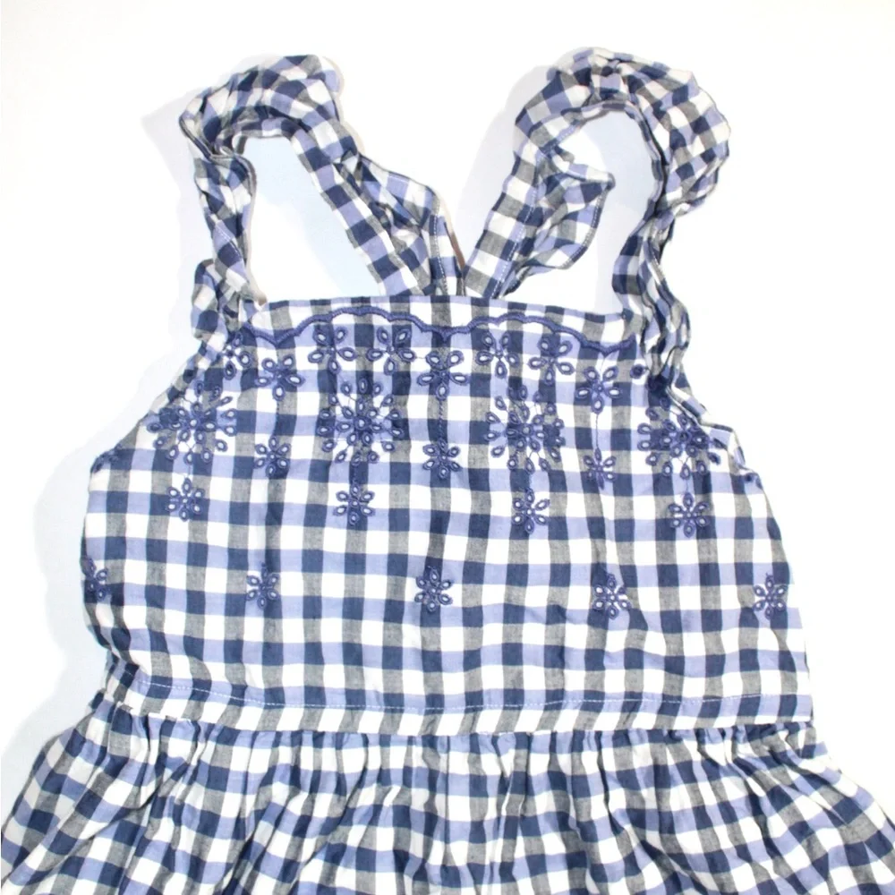 Cat & Jack Blue and White Gingham Sundress